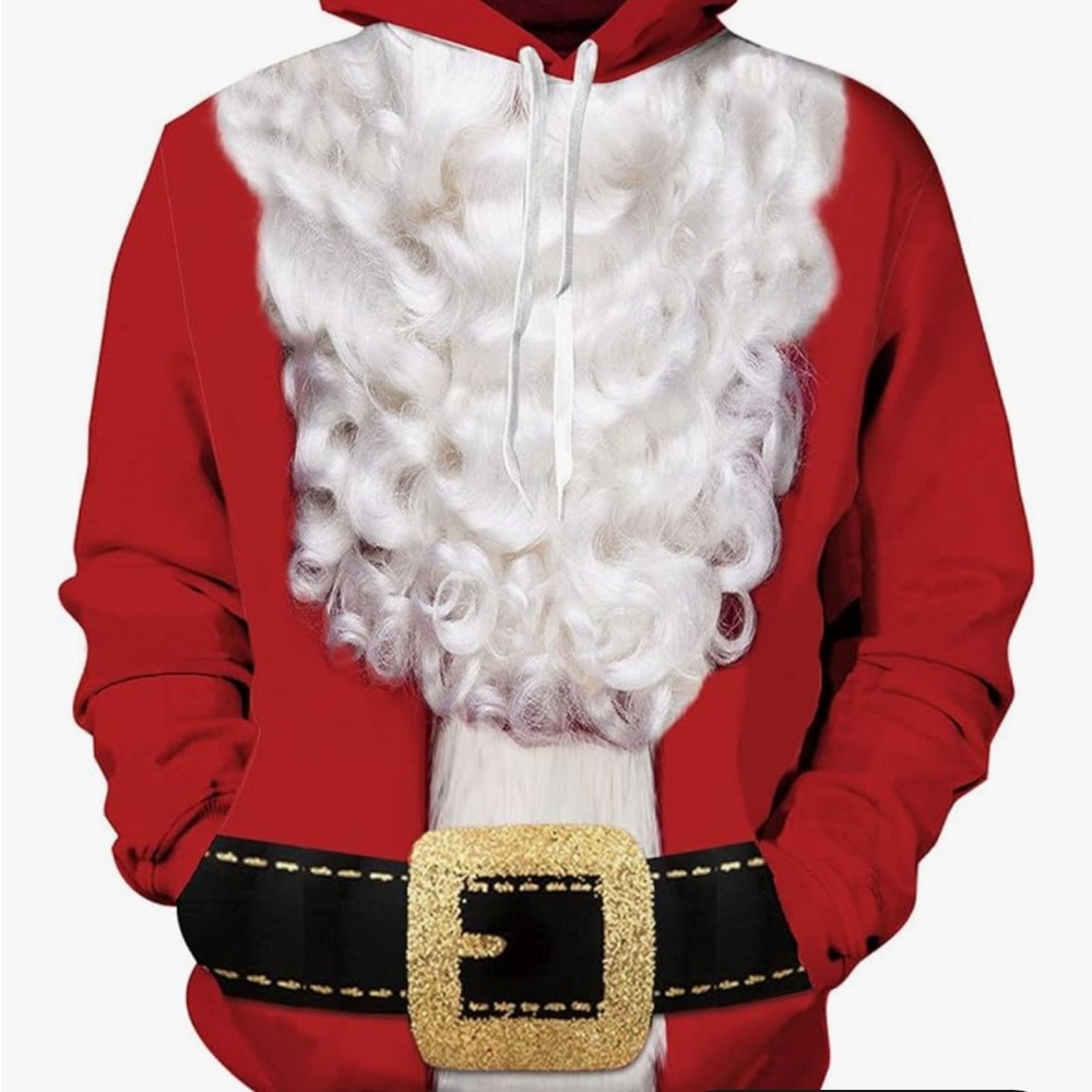 Halloween Costume Santa Hoodie (large)